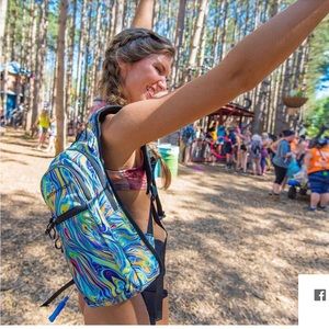 Vibedration backpack and Fanny